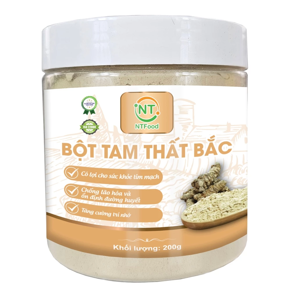 NTFood ヤットティン 田七人参パウダー 200g - 金不換の伝統の力