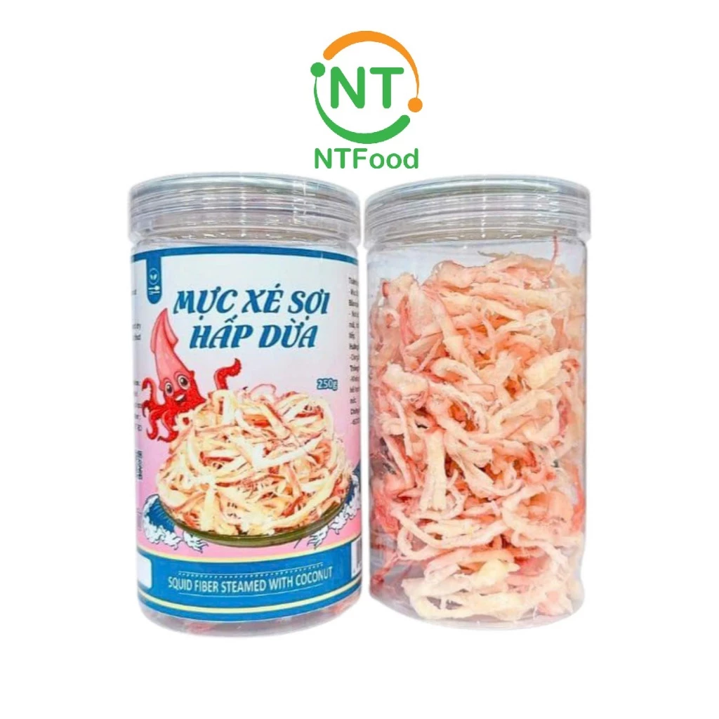 NTFood ココナッツ香るふんわりイカのほぐし身 250g - ニャットティンフード