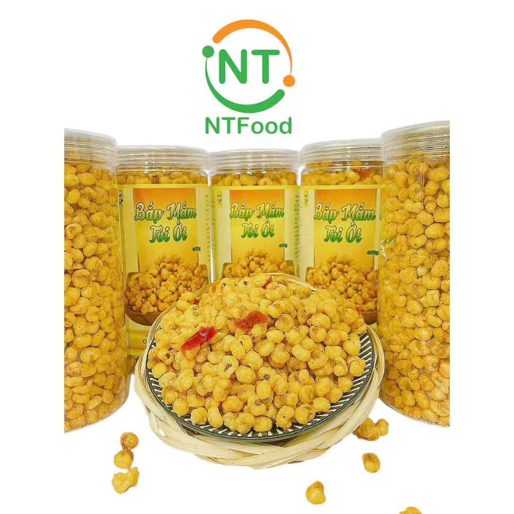 ニャットティンフード NTフード スパイシーガーリックコーン 400gボトル