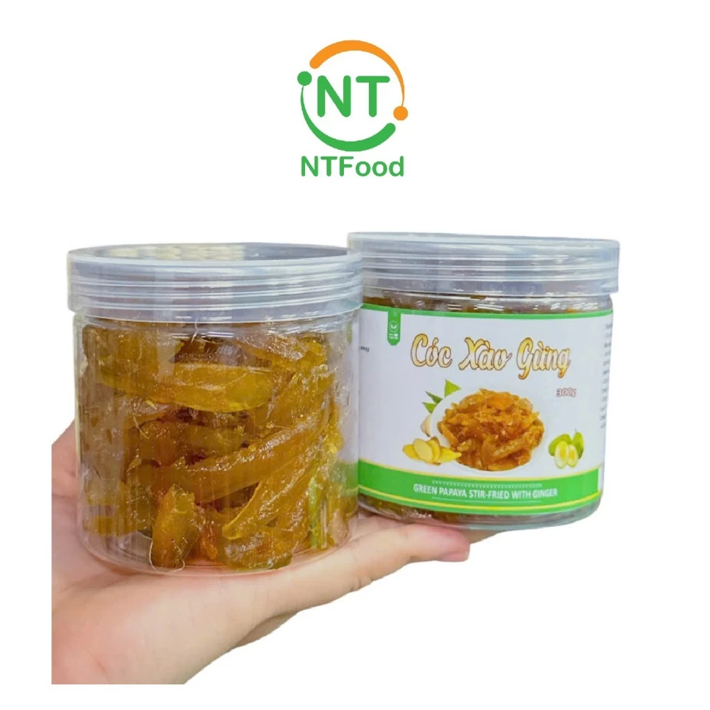 NTフード コック（スターグーズベリー）の生姜炒め 300g瓶 - ベトナム伝統の味
