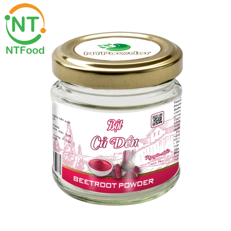 NTPowder 冷凍乾燥ビーツパウダー 60g - Nhất Tín Food