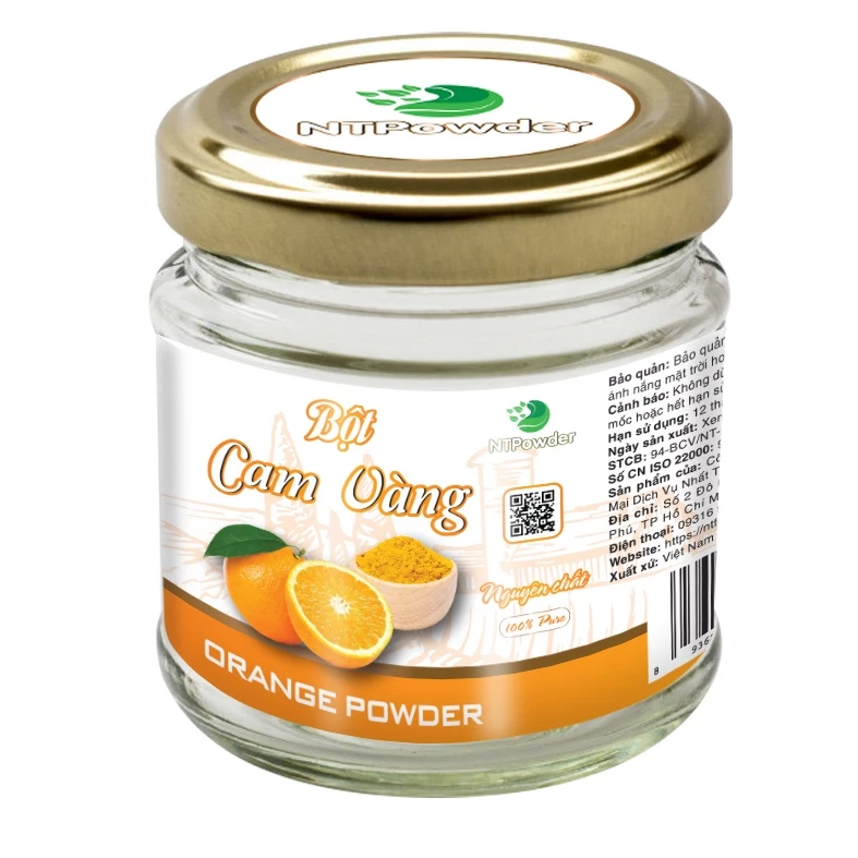 NTPowderフリーズドライ黄金オレンジパウダー 60g - Nhất Tín Food