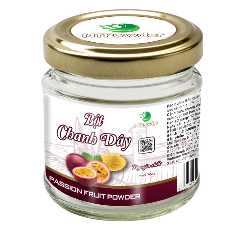 NTPowder フリーズドライ パッションフルーツパウダー 60g - ニヤットティンフード