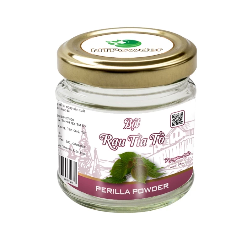 NTPowderフリーズドライしそ葉パウダー 60g - Nhất Tín Food