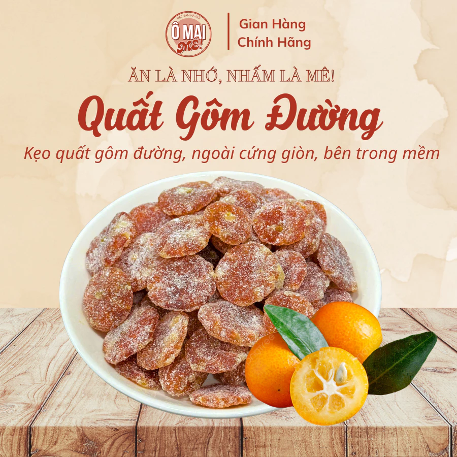 Ô MAI MÊ 金柑グミキャンディ 200g | パリッと食感、とろける甘酸っぱさ