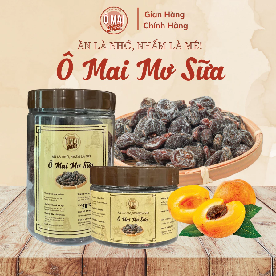 Ô MAI MÊ特製！種なしとろけるミルクプラム（梅干し）甘酸っぱいデザート500g
