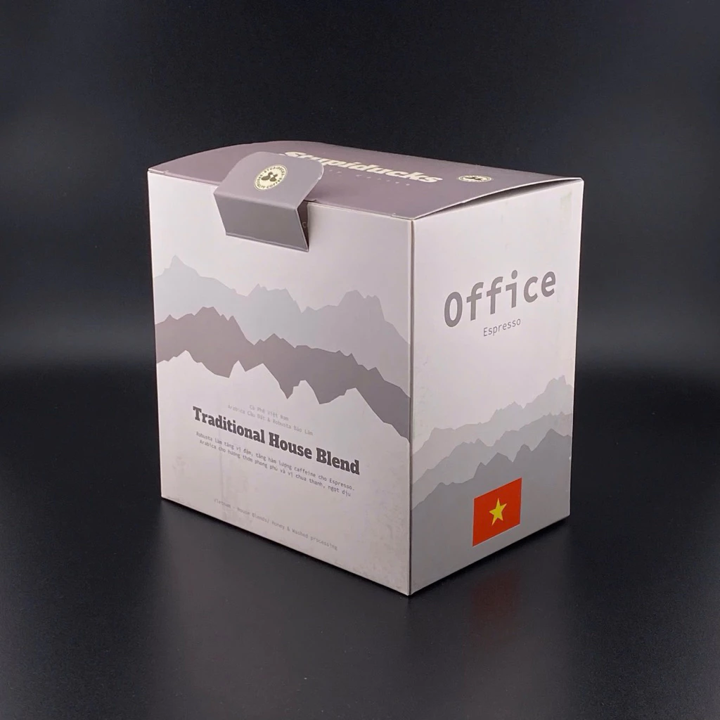 オフィス用コーヒー粉（ロブスタ＆アラビカブレンド）- Stupiducks Specialty Coffee (SSCロースター) エスプレッソマシン用 極細挽き 1000g