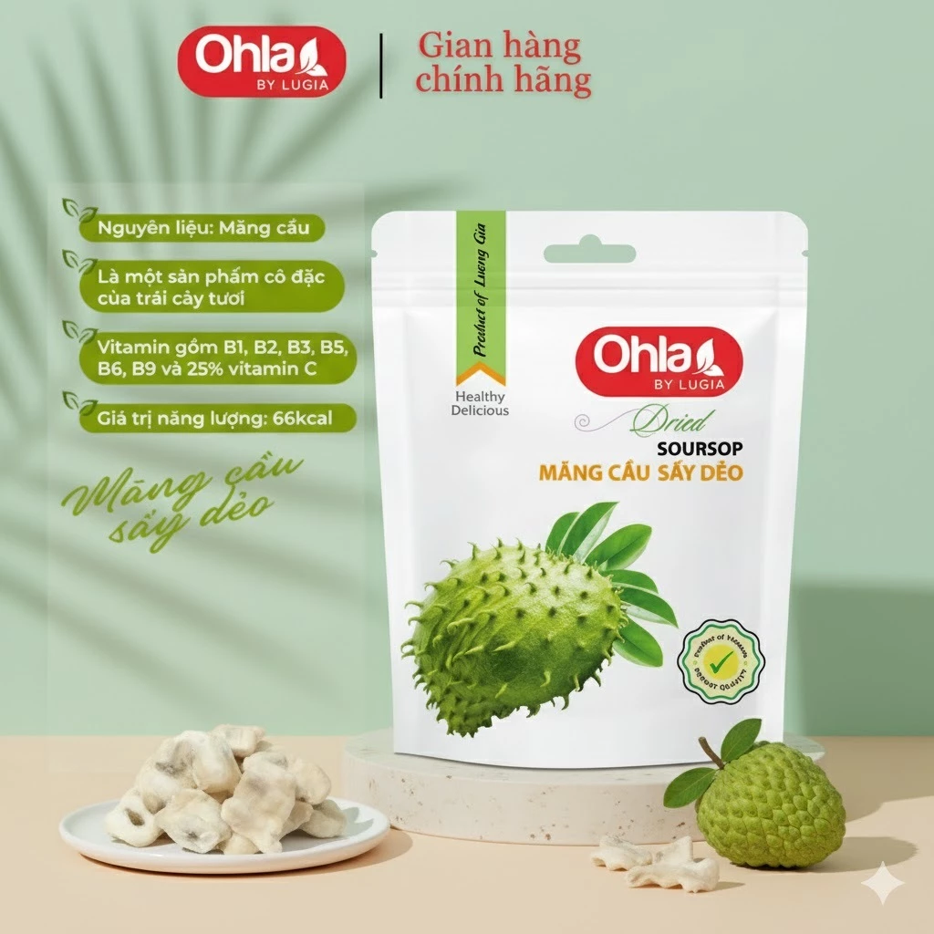 Ohla ドライサワーソップ 100g | ヘルシースナック、自然な味わい、輸出品質