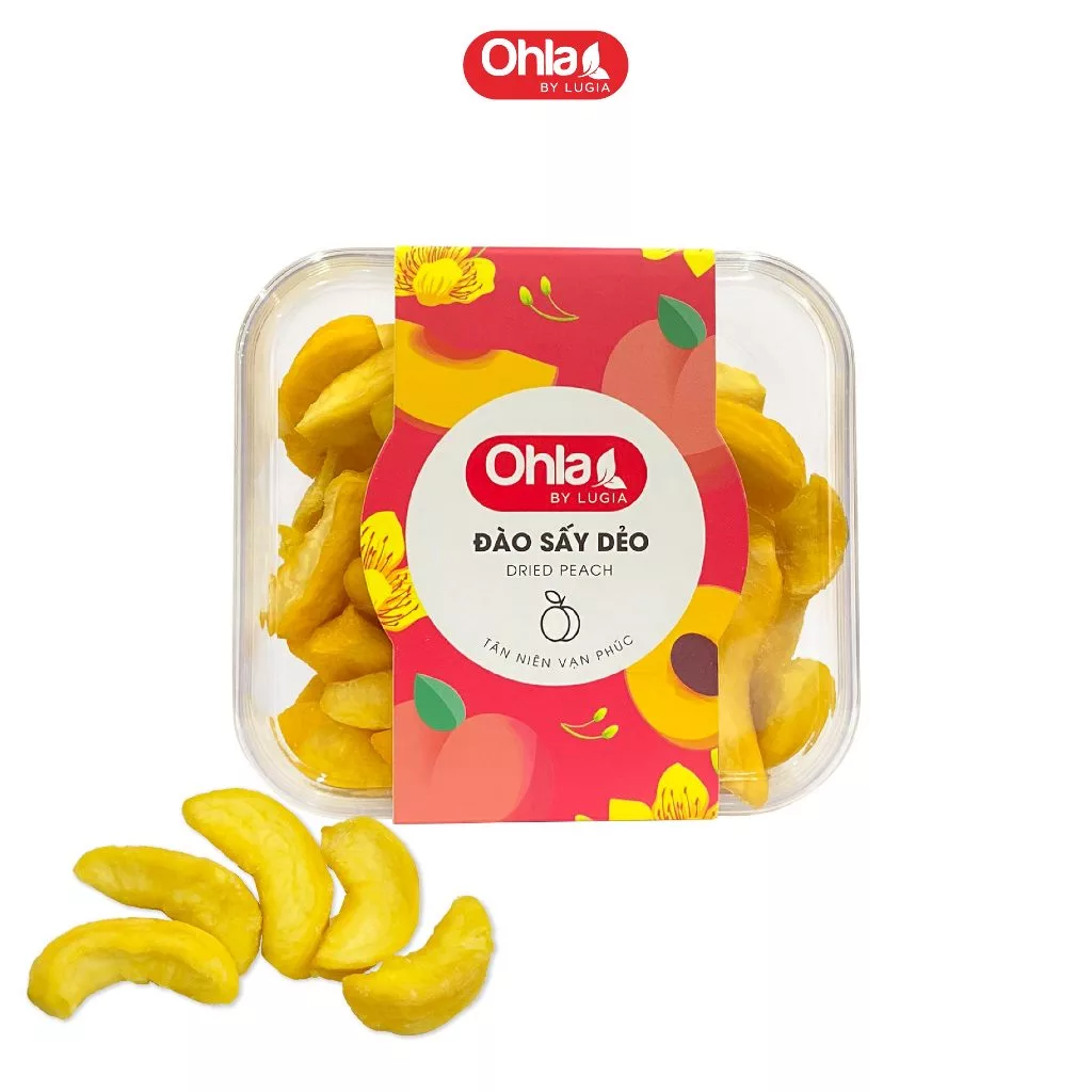 Ohla ベトナム産ソフトドライピーチ 200g 化粧箱入り