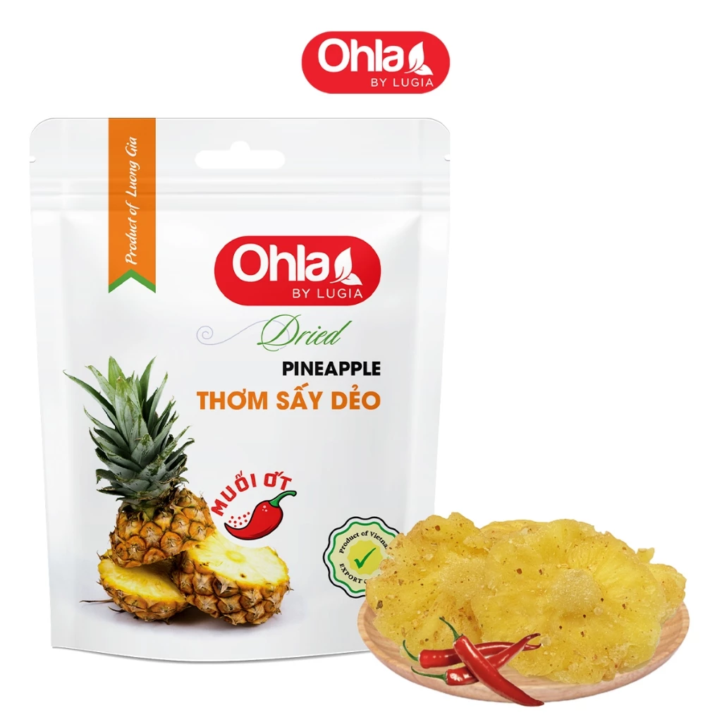 Ohla ソフトドライパイナップル 塩チリ風味 100g