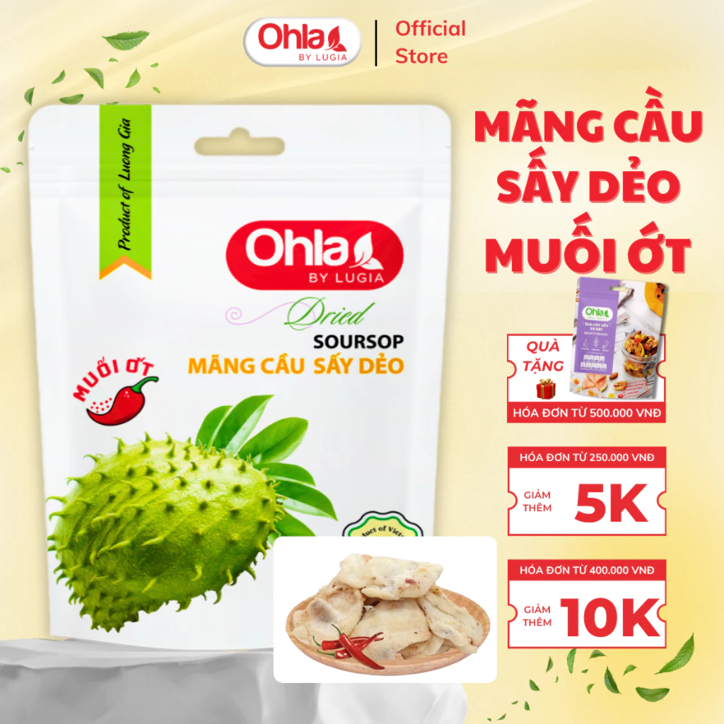 Ohla やわらかサワーソップドライフルーツ チリソルト味 100g