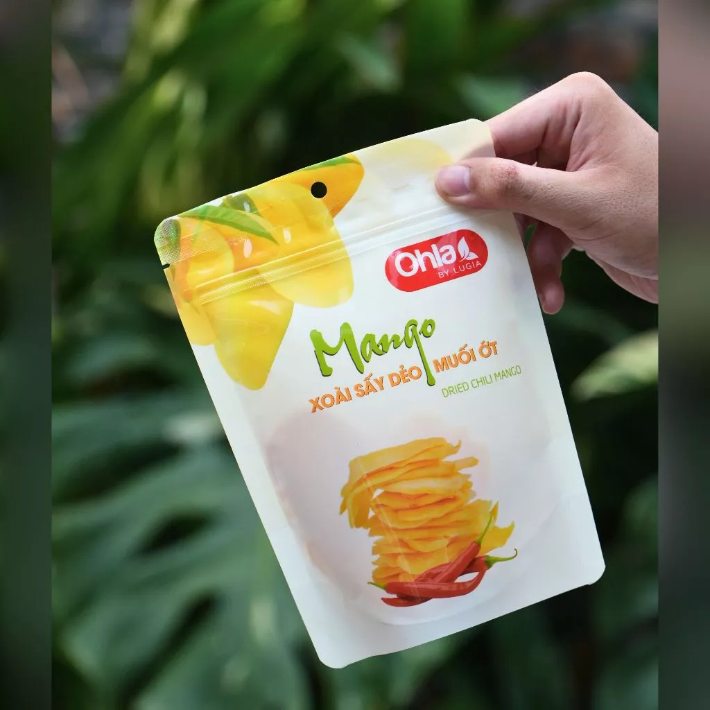 【Ohla】やみつき！甘辛チリソルトソフトドライマンゴー 100g ベトナムおやつ