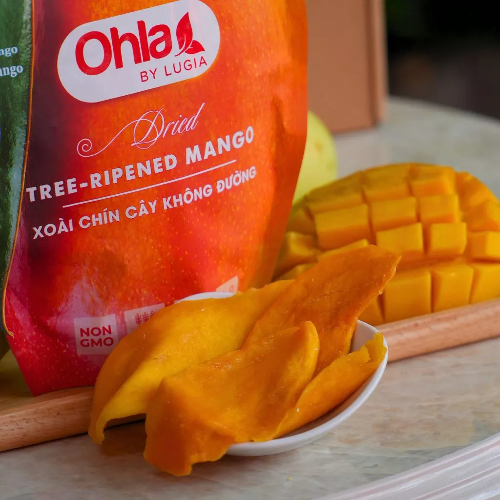 Ohla 樹上完熟 マンゴー ドライフルーツ 砂糖不使用 200g (ヘルシースナック)