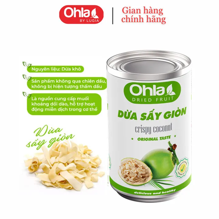 vietnam　Ohlaの通販・個人輸入代行販売商品　120g　ココナッツチップス　ドライフルーツ　porter