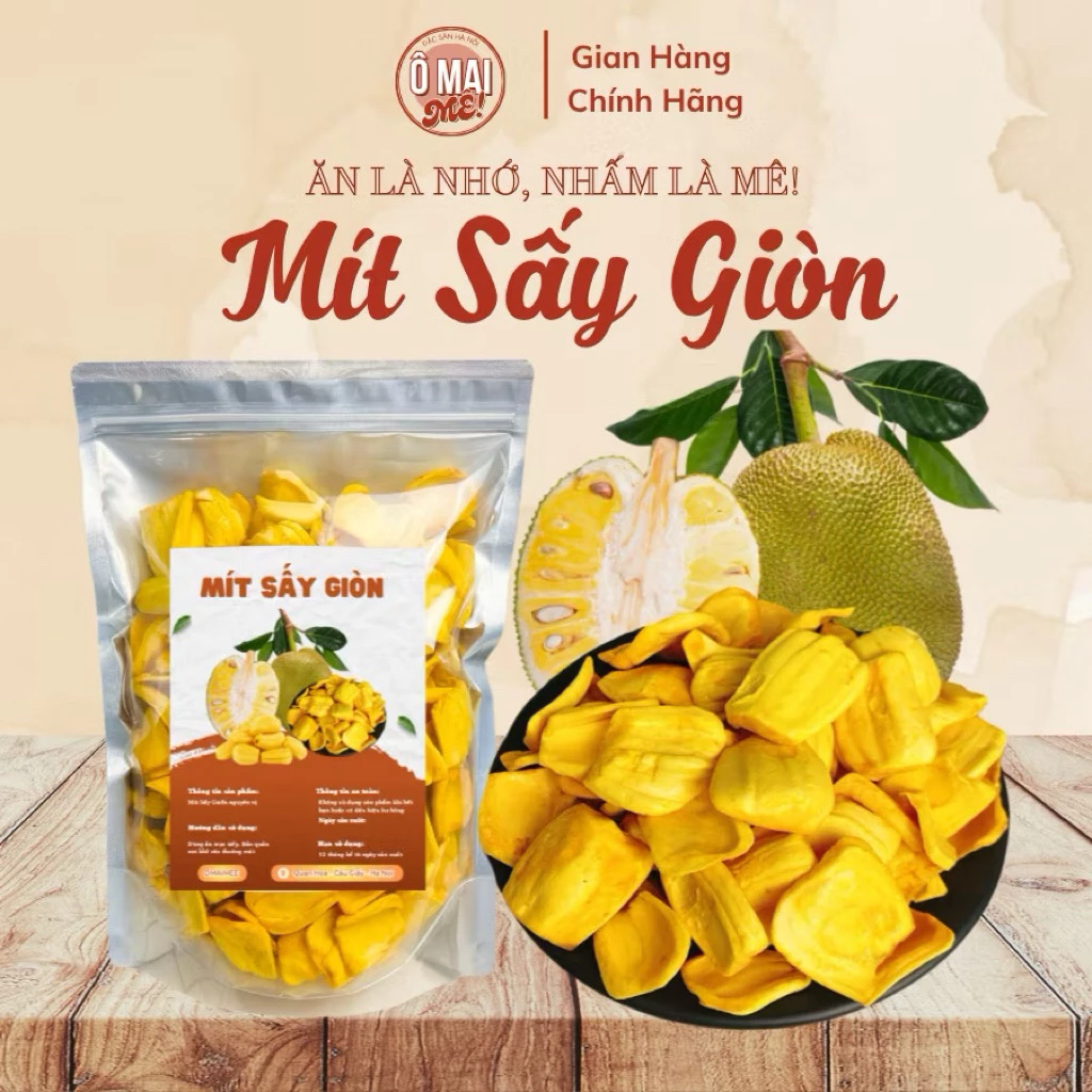 【OMAIME】タイ産ジャックフルーツ（ミットタイ）丸ごとドライフルーツ 250g - サクサク自然な美味しさ