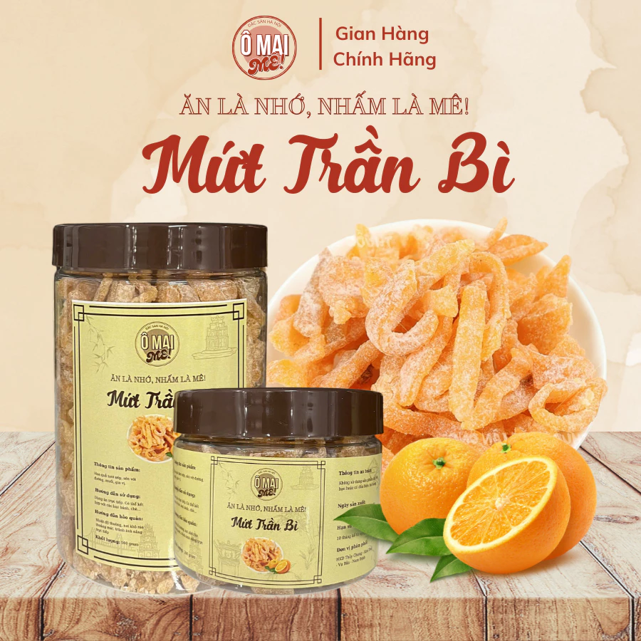 【OMAIMEE】陳皮マーマレード 200g - みかん・オレンジピールの砂糖漬け | 喉ケア・咳止めに甘酸っぱいおやつ