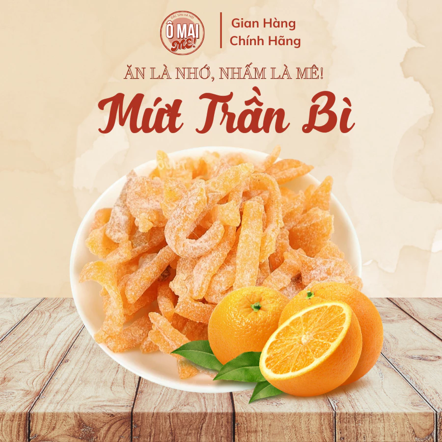 OMAIMEE 蜜漬け陳皮（みかん・オレンジピール）500g | 甘酸っぱくて喉に優しいおやつ・咳止めに【保存料不使用】