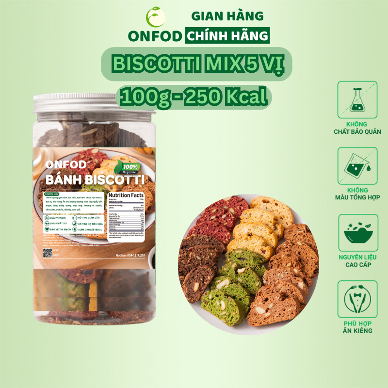 ONFOD BISCOTTI、きれいな食事をして体重を減らしている人、糖尿病の人向けの砂糖不使用の全粒ダイエット減量ケーキ、イチゴ味