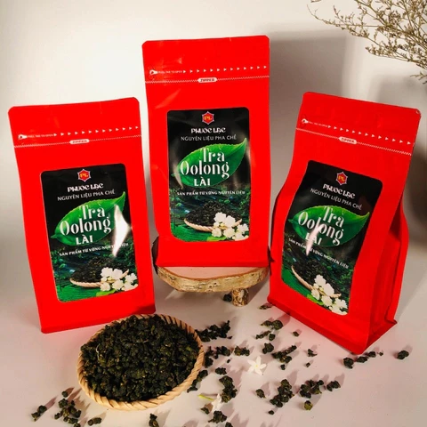 烏龍ジャスミン茶（粉砕タイプ）- 濃いミルクティー用業務用原料 500g