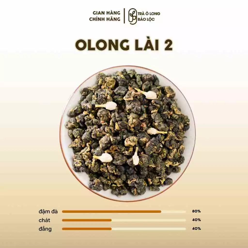 烏龍ジャスミン茶 タイプ2 - 業務用ブレンドティー - バオロク産