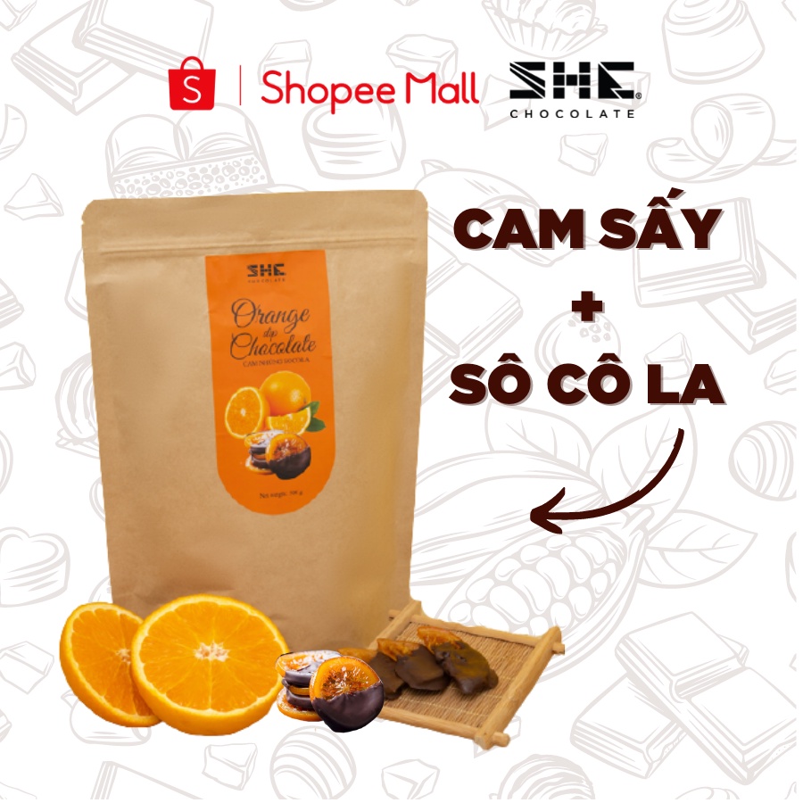 オレンジのチョコレートディップ 500g SHE Chocolate