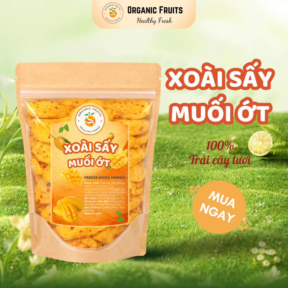 オーガニックフルーツ特製！大ぶりもちもちマンゴー塩唐辛子ドライ 200g - 無着色・甘辛しょっぱすっぱい