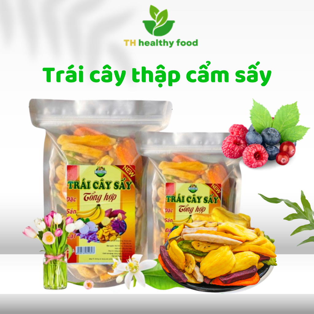 TH Healthy Food ドライミックスフルーツ 500g パッケージ、丸ごと、美味しくて食品に安全なドライフルーツ