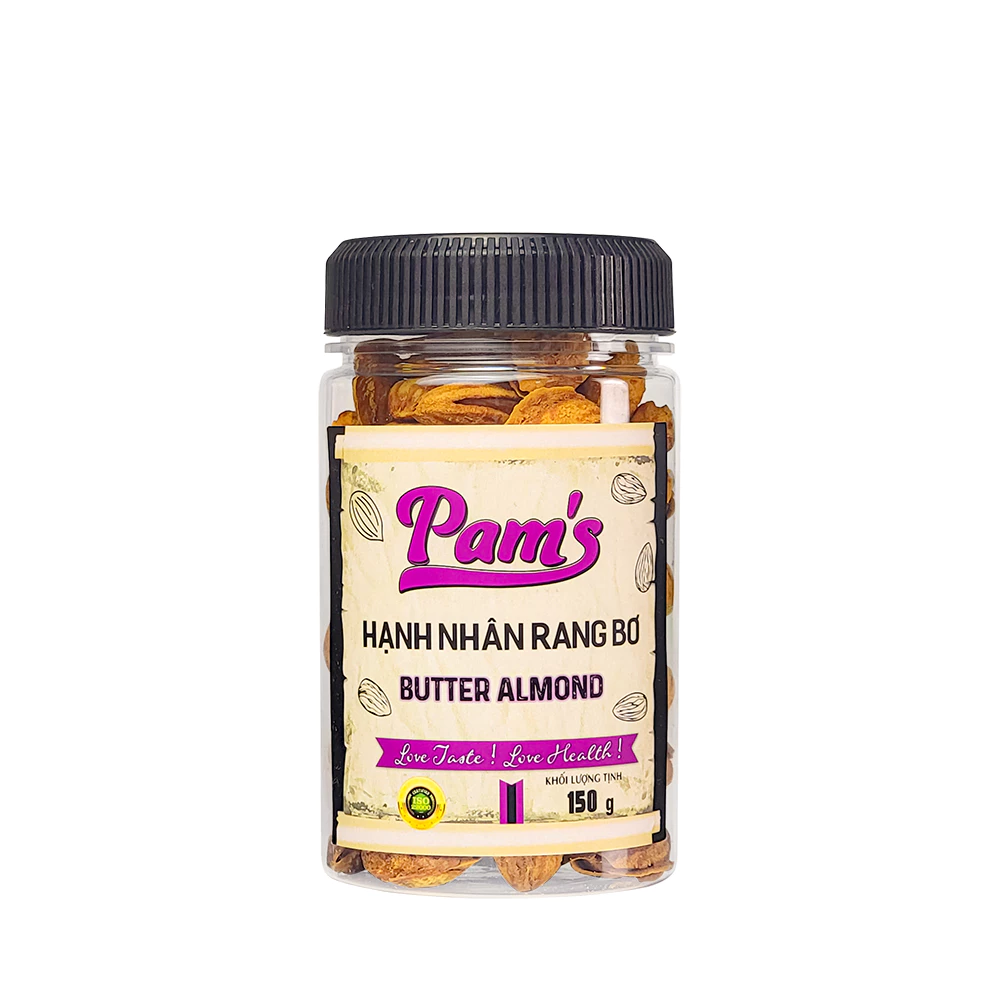 パムス アメリカ産バターローストアーモンド 150g - サクサク香ばしい、ダイエットにも最適！