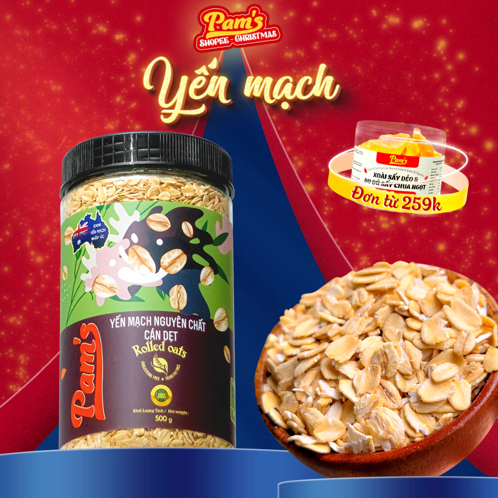 Pams オーストラリア産ロールドオーツ 500g | 食物繊維豊富でダイエットにも最適！健康的な朝食・オートミール