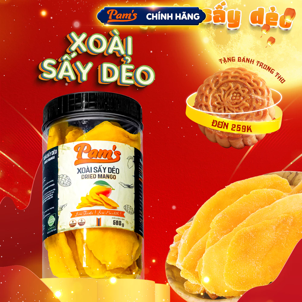 Pams プレミアム ドライマンゴー（ホール）100g/瓶 - 砂糖控えめ、ダイエット＆美容に