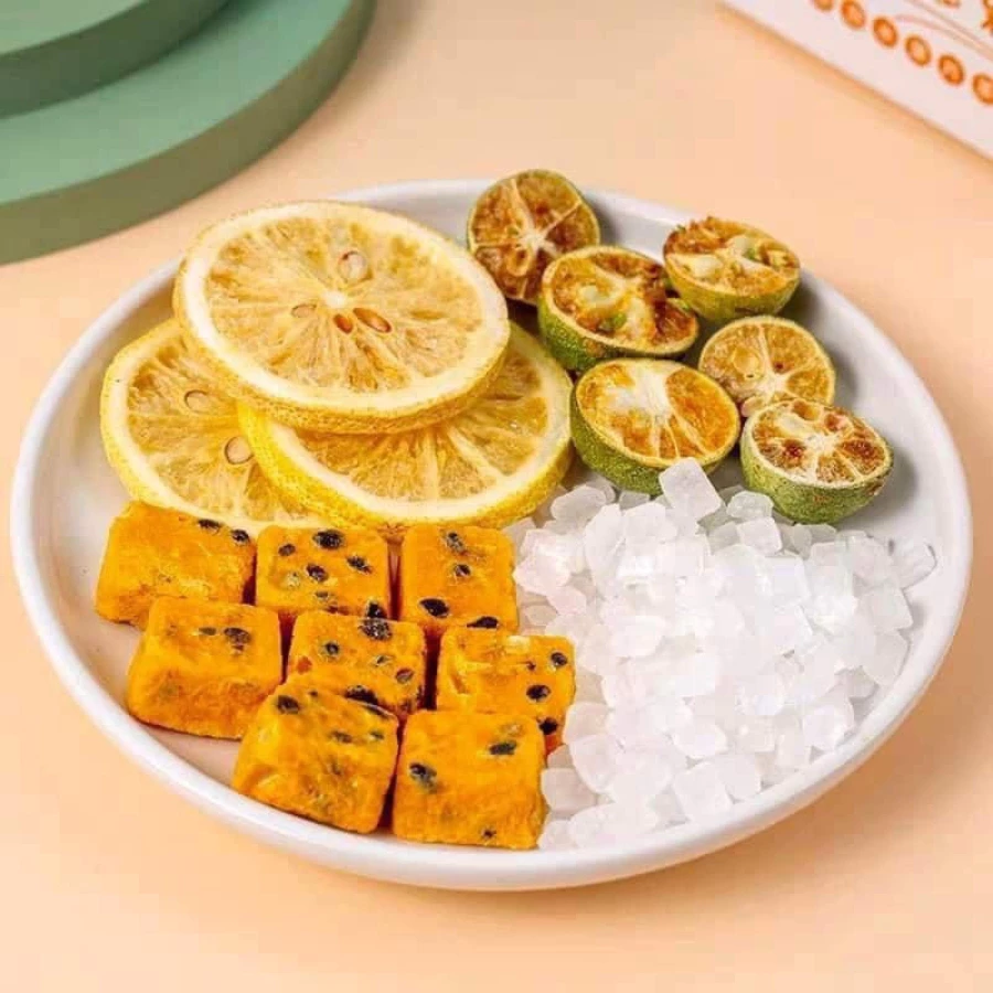 パッションフルーツ＆キンカンデトックスティー 30袋セット - ビタミンC、美白、免疫力アップ