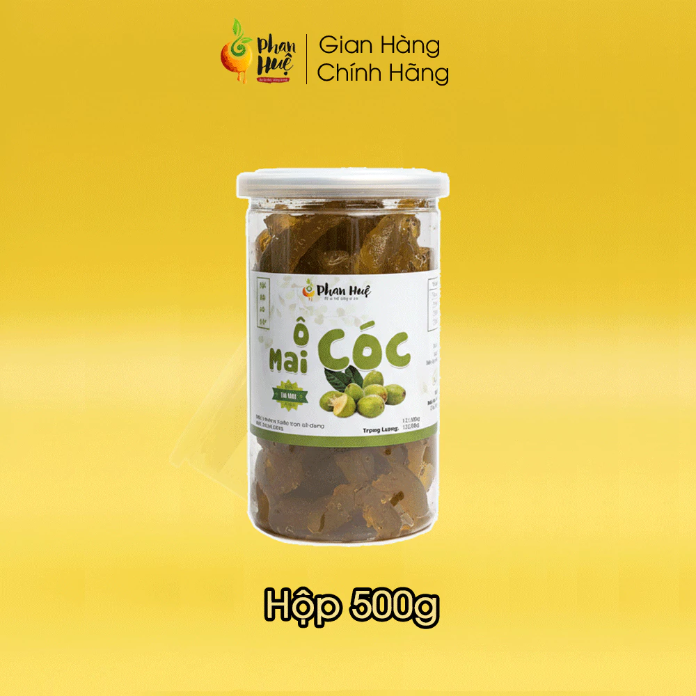 Phan Huệ 五味アンブレラプラムドライフルーツ 500g (ハノイ特産、甘酸っぱく塩辛くピリ辛)