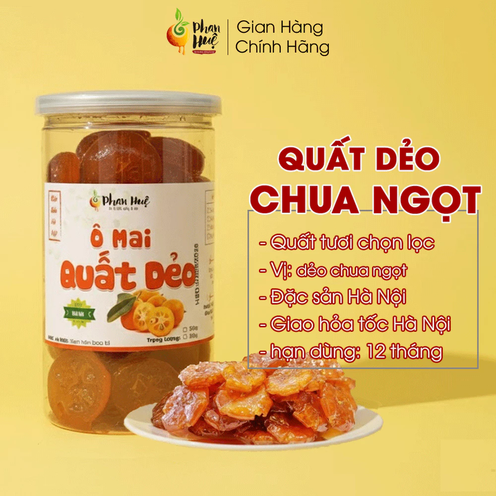 ファンフエ特製 ハノイ名物 モチモチ甘酸っぱい 金柑（キンカン）のオマイ 300g