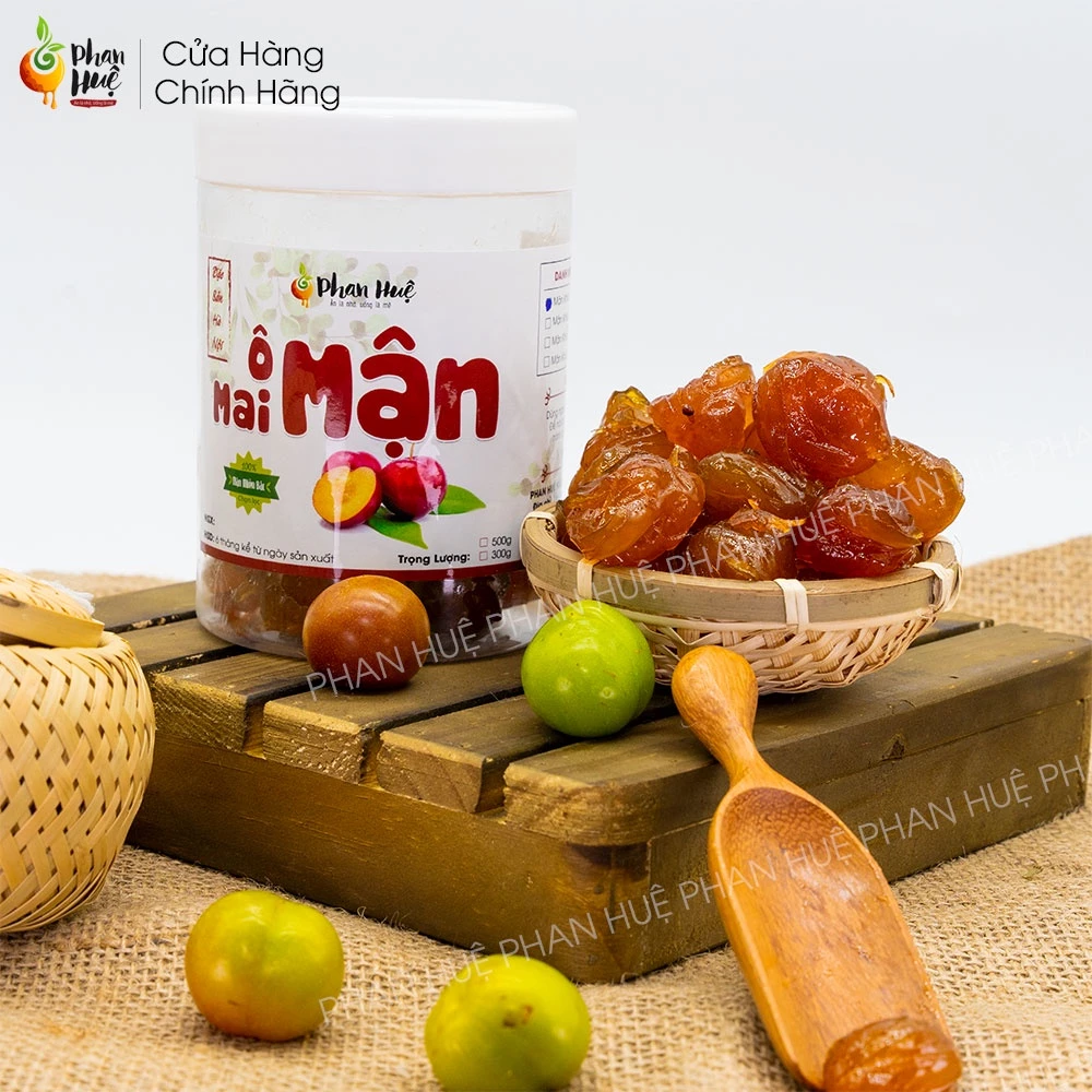 ハノイ名物 ファンフエ 五味刻みプラム『オーマイ・シーメー』500g - 絶妙な甘酸っぱ辛もちもち味