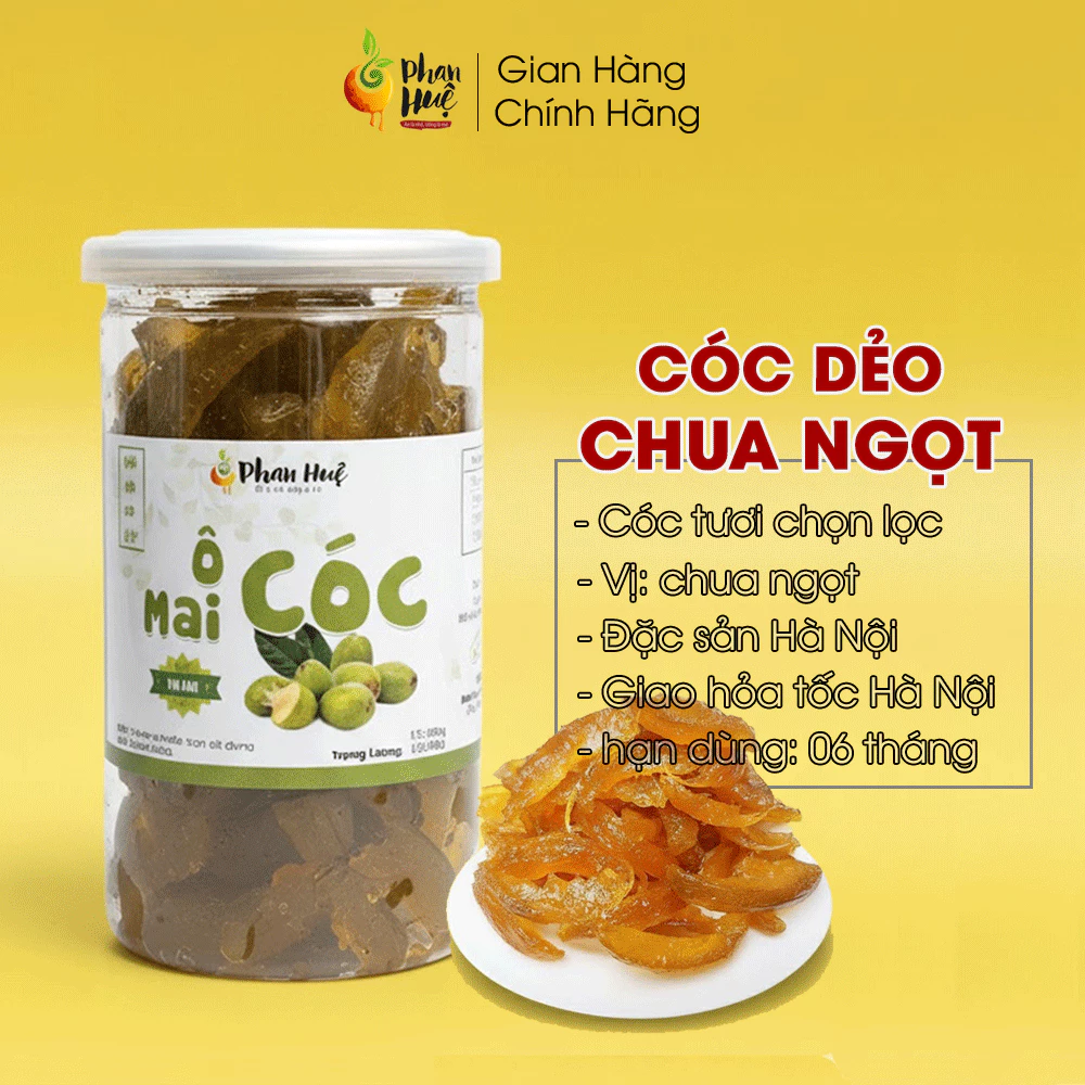 ハノイ名物 ファンフエ社製 カメレオンプラム（オーマイコック）ソフトキャンディ 500g - 弾力のある甘酸っぱい味わい