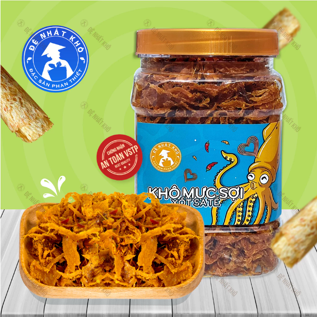 ファンティエット名物 絶品！ココナッツ風味の裂きイカサテ – Đệ Nhất Khô 500g