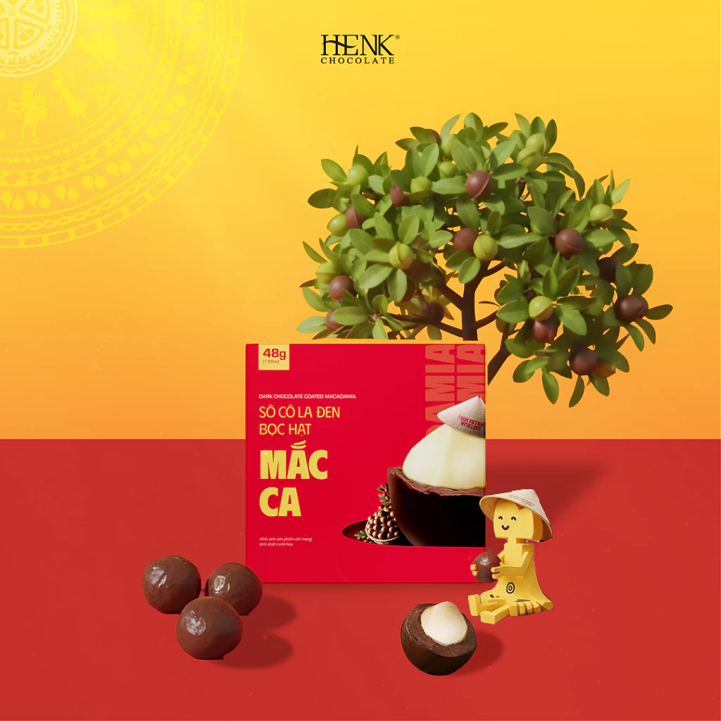 最高級ダークチョコレートマカダミアナッツボックス - 脳と心臓の健康をサポートする贅沢な逸品