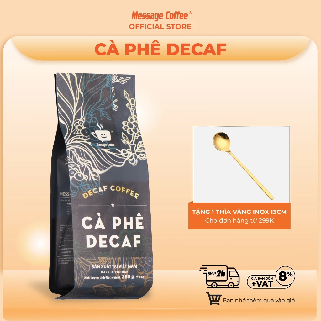 高級デカフェ ロブスタコーヒー豆 - カフェインに敏感な方へ、快眠サポート 200g