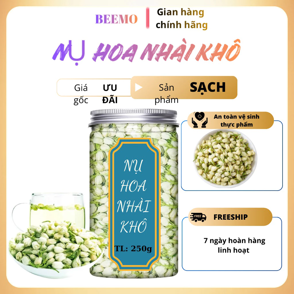 美肌・安眠・ダイエットをサポート！厳選ドライジャスミンティー（蕾まるごと）500g