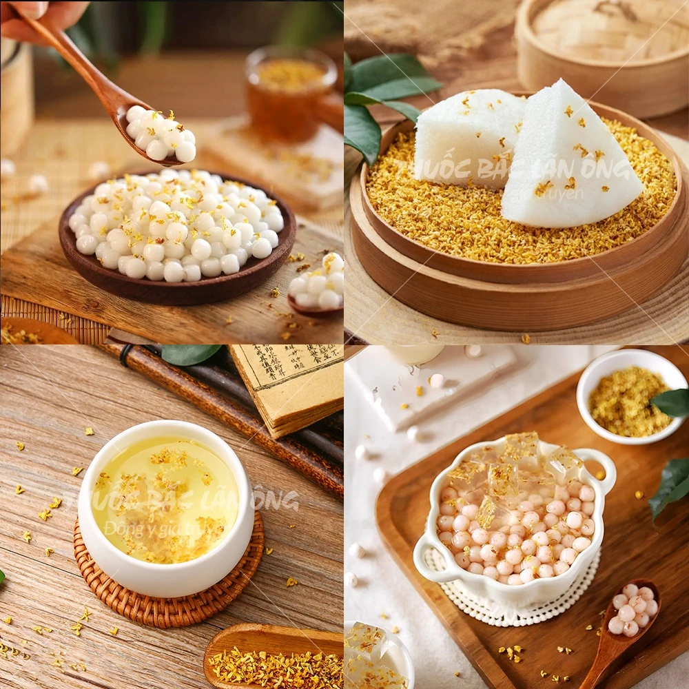 金木犀花茶 (乾燥) 100g - 華やかな香りで心安らぐ一杯、お菓子・デザート作りにも