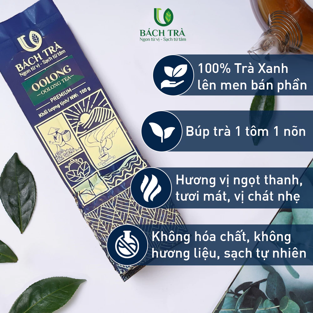 高級発酵烏龍茶 | 濃厚アロマで心身リフレッシュ | ストレス軽減 | 100g 真空パック