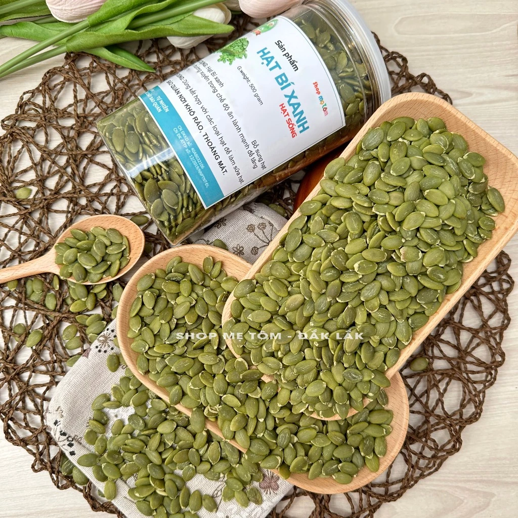 生かぼちゃの種（パンプキンシード）500g PETボトル入り – ナッツミルク・製菓用スーパーフード