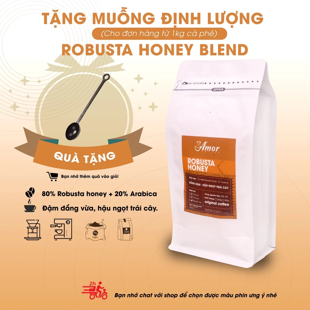 ベトナム高級Phinコーヒー ロブスタハニーブレンド 挽き豆 250g | 80%ロブスタハニー＆20%アラビカ