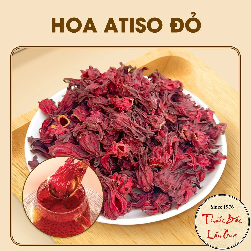 高品質！赤ハイビスカス（ローゼル）花びら丸ごと 300g – 健康茶・シロップ・デトックスに – Lãn Ông漢方