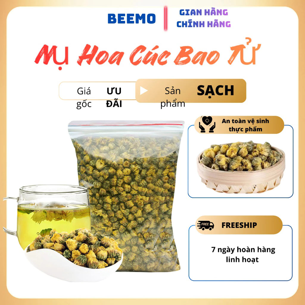 特級つぼみ菊花茶 500g ジップ袋入り - 美容とデトックス、リラックス効果