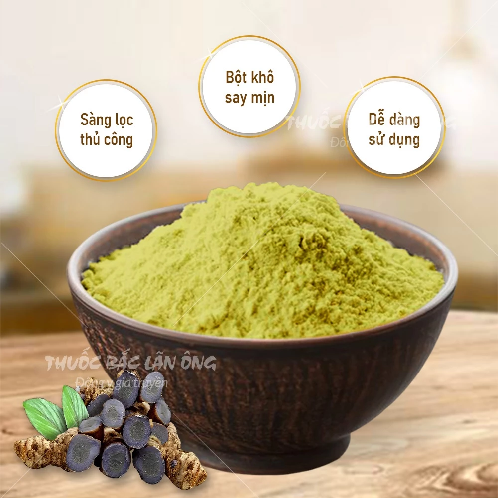 純粋黒ウコンパウダー 1kg – 胃腸ケア、消化促進、がん予防をサポート