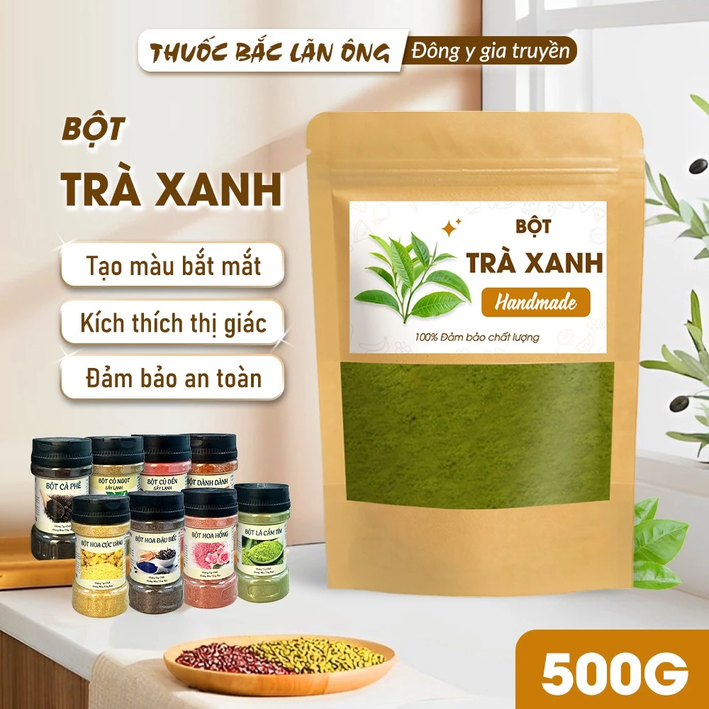 純粋抹茶パウダー 500g (料理・飲み物に風味と美しい色を添える)