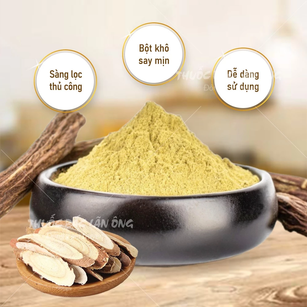 純粋ベトナム産甘草パウダー 1kg – 芳醇でなめらか、飲用・美顔パックに | Lãn Ôngブランド