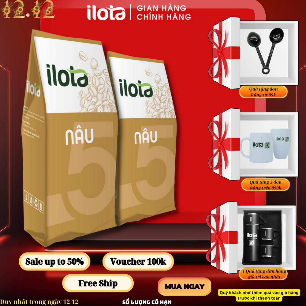 ピュアブラウンフィルターコーヒー ILOTA 5 50% アラビカ種 50% ロブスタ種 250g