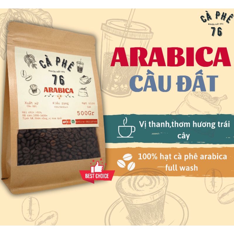 ピュア カウ ダット アラビカ コーヒー、焙煎、粉砕、優しく繊細な風味 - 100gr - すぐに粉砕してろ過できます
